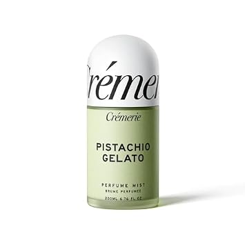CREMERIE Pistachio Gelato Perfume Mist Pistachio Vanilla Gourmand Body & Hair Fragrance Spray Sweet Nutty Scent Unisex 6.76 fl oz