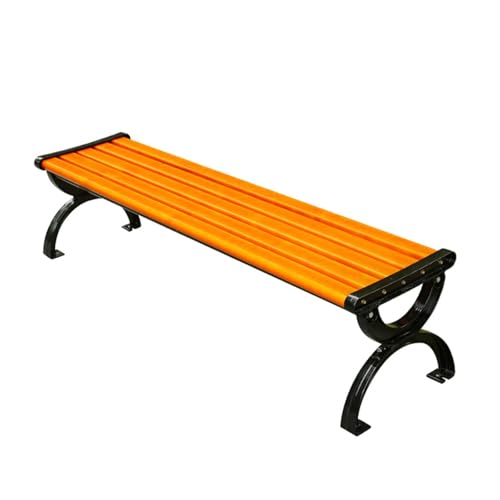 Banc en fer forgé sans dossier 150 cm pour parc et porche