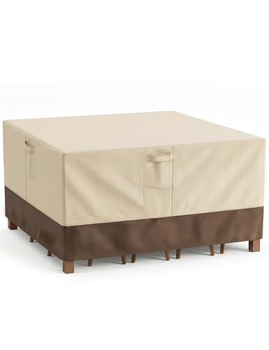 Vailge Patio Outdoor Furniture Covers Waterproof,Square Outdoor Table Cover