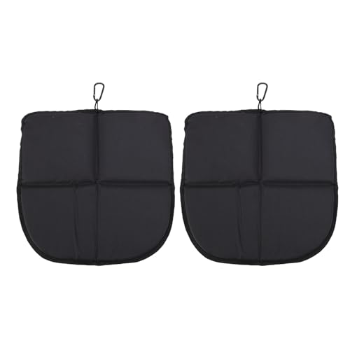 WOHPNLE 2 Pack 40x40cm Outdoor Sitting Pad, Watertight Lightweight Hiking Oxford Pearl Cotton Thickened Folding Sit Pad Portable Stadium Seat Pad for Backpacking Outdoor with Hanging Hook