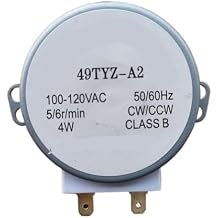 49TYZ-A2 Microwave Oven Motor Rotary Table Motor Permanent Magnet Synchronous Motor 100V-120V 5/6 Rpm Parts