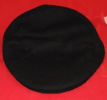 Traditional Irish Flat Cap Hat Black - Medium - Made in Ireland