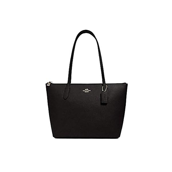 Coach Women's Outline Signature Zip Tote (IMBlack)