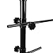 Reniecy Panel Tree w/4 Wheels & 6 Hooks, Adjustable Center Post Hang, Paint Stand Auto Body Repairing Tool for Automotive Panels, Bumpers, Doors, Fenders, Car Parts, Painting Support Rack Black