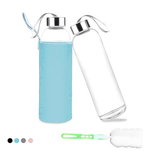 Voyage - Bottiglia di vetro, priva di BPA