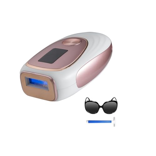 LYSMOSKI Laser Hair Removal, IPL Hair Removal with Ice-Cooling System for Painless & Long-Lasting Result, Safe At-Home Hair Remover Device for Armpits Back Legs Arms Face Bikini Line, Rose Gold