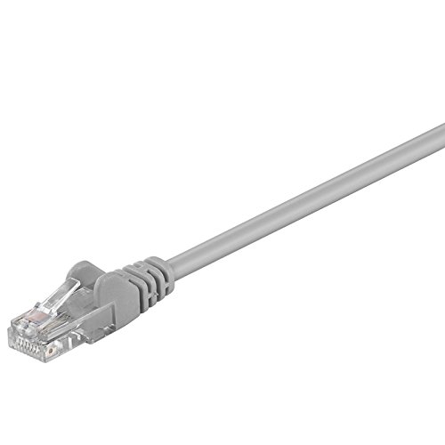 Preisvergleich Produktbild Goobay 39357 CAT 5e Patchkabel, U / UTP, Grau - CCA Kupfergemisch