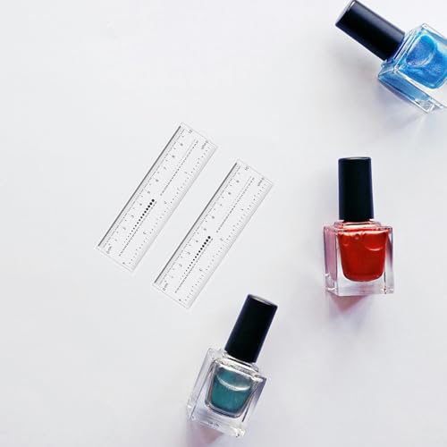 Regla Flexible Transparente para Arte de Uñas 20 Piezas miniatura 4