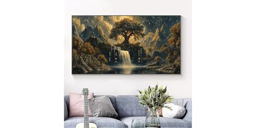 5D diamond painting grands arbres kit complet adulte pour art mural XXL - 3