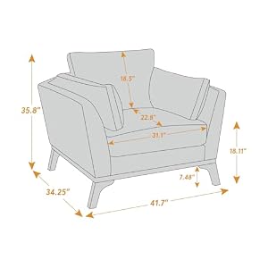 Large-Sized Accent Chair, Thick Cushion Bedroom Reading Chair, Comfortable Living Room Single Sofa, Boucle White Large Sized Accent Chair Thick Cushion Bedroom Reading Chair Comfortable Living Room Single Sofa Boucle White