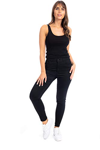 UC Womens Ex High Street Brand Super Skinny High Waisted Jeans Ladies Stretch Ankle Grazer Pants - Image 6