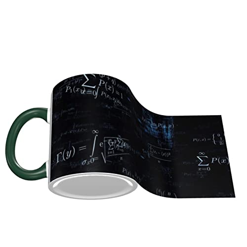 ZHONGHAO Taza, Tazas de café de cerámica de la ecuación matemática, tazas de la manera-11 oz/330 ml - Imagen 5