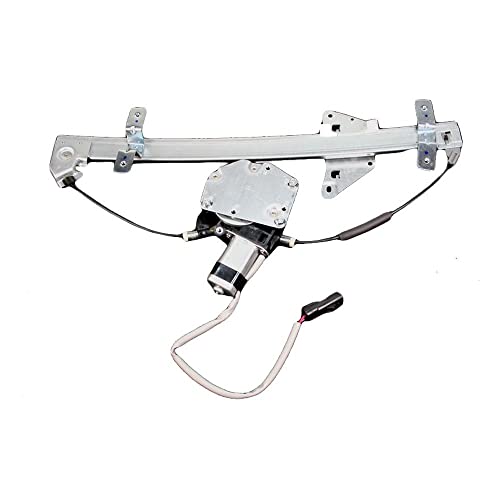 Image of TRQ Rear Right Power Window Regulator & Motor Assembly Passenger Side Compatible with 2000-2004 Dodge Dakota 1998-2003 Durango CH1551104
