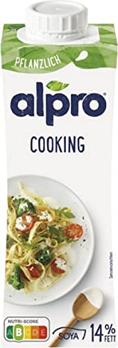 Alpro Soja-Kochcrème Cooking, Vegan, Laktosefrei, Glutenfrei, UHT, 250ml