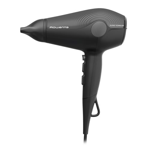 Rowenta Haartrockner UltraSilence Extrem Leise, 2100 EW für kraftvollen Luftstrom, Antistatische Ionen-Generator-Technologie, kompakt, leicht, CV6430F0