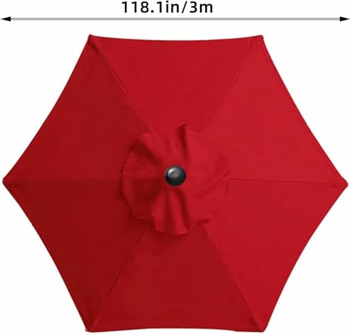 Toile de rechange pour parasol de table d'extérieur imperméable haute densité - 7
