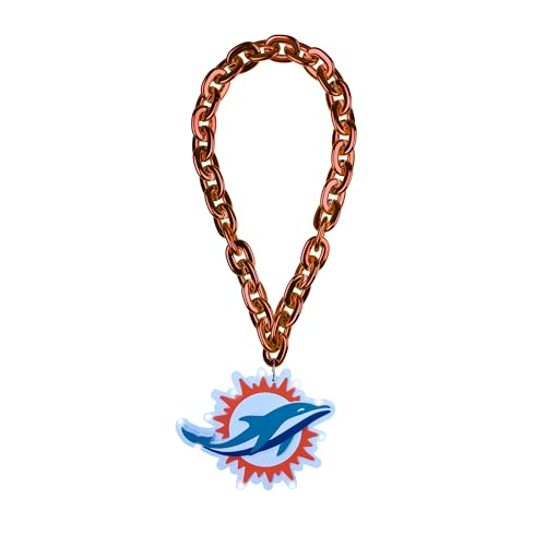 FOCO Miami Dolphins Big Logo Light Up Chain