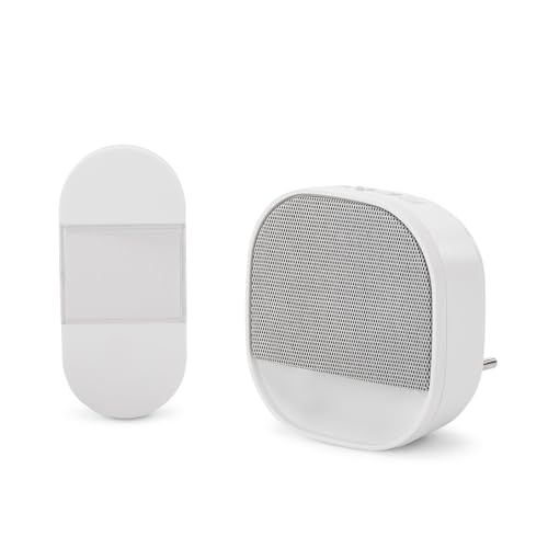 Entac Sonnette de porte AC plug-in Veilleuse Interrupteur cinétique