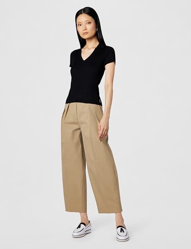 Image of DKNY Women's Soft Ribbed Polo Jeans Sweater