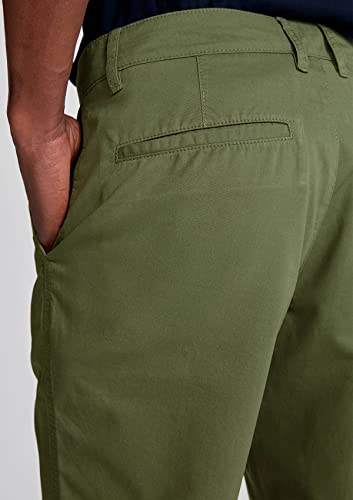 Bermuda Básica Masculina Chino Verde Médio 040