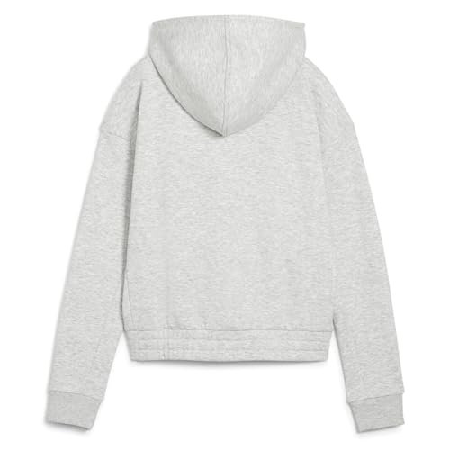 PUMA Womens Train Favorite Fleece Hoodie Coats Jackets Outerwear Full Zip - Grey2