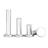 Befestigungselemente Nieten Vollnieten aus Edelstahl GB109, M1,5–M8, 3–50 mm, 155 Stück(25mm,20Pcs M3)