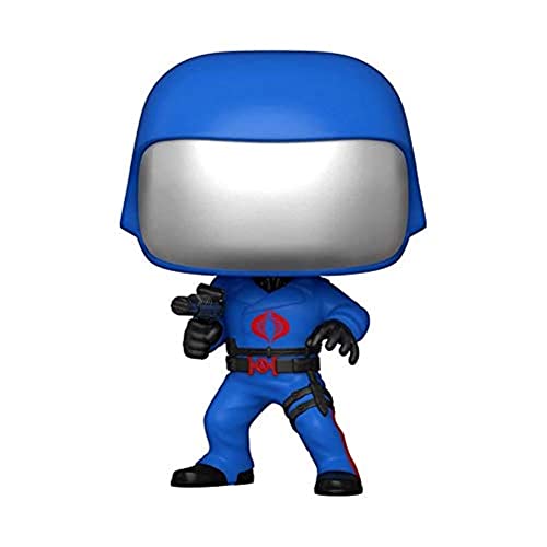 Funko Pop! Retro Toys #47: G.i. Joe Cobra Commander In Original Action Figure Artwork Pose, Gamestop Exclusive