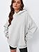 EFAN Womens Oversized Hoodies Fleece Hooded Sweatshirts Y2K Teen Girls Fall Fashion Outfits 2026 Cute Clothes with Pockets Grey XL