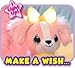 Wish Me Pets - Light Up LED Plush Stuffed Animals - Pink Cavalier Puppy with Yellow Bow