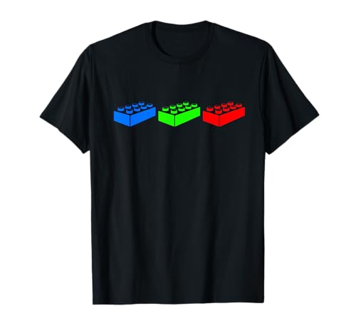 Building Blocks Bricks Master Builder Engineer Construction T-Shirt