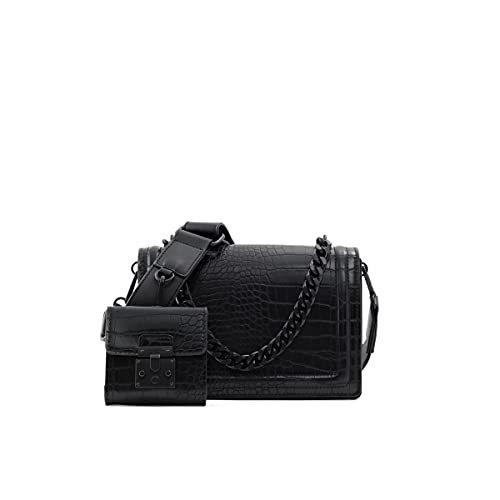 ALDO womens Women s ALDO Women s Qiemar Crossbody Bag, Black Black, One Size US