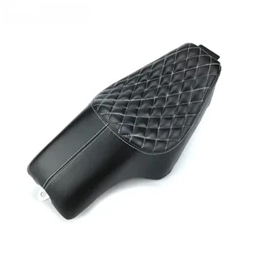 Asiento de motocicleta doble negro para Harley Sportster XL883 y XL1200 de 2004 a 2016