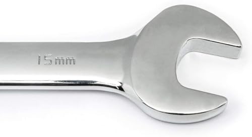 GearWrench 9900D Flex Combination Ratchet Wrench Set 12 Pt., 7 Piece, Full Polished Steel, Model 9900 - Image 3