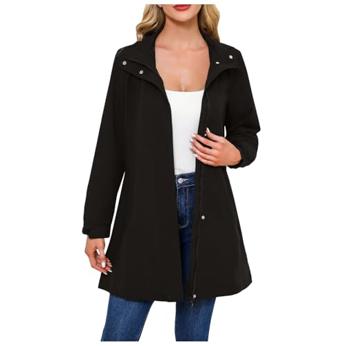 Trench coat femme pour le bureau et les sorties en ville manteau léger chic