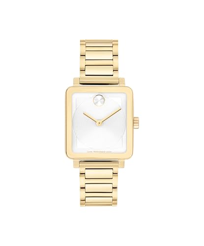 Movado Bold Evolution Tank Women's Watch - Swiss Quartz 2H Movement, Rectangle Case - 3 ATM Water Resistance - Luxury Fashion Timepiece for Her - 26mm