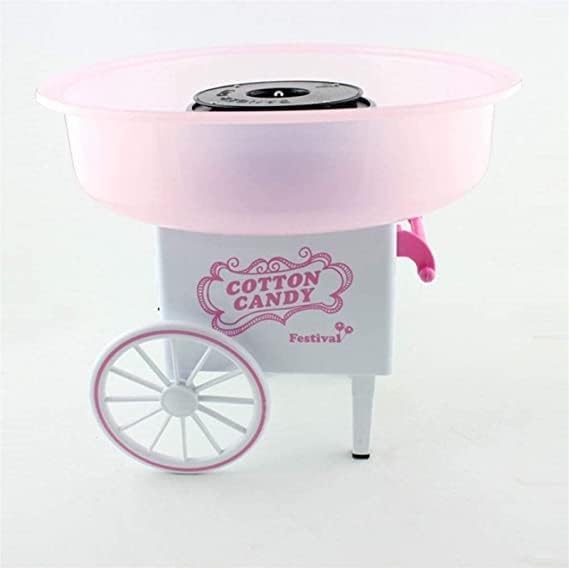Nostalgia Vintage Hard and Sugar Free Countertop Original Cotton Candy Maker, Include, Scoop – Pink