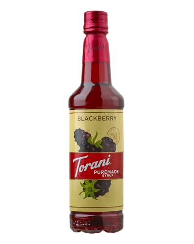 Image of Torani Puremade Blackberry Flavored Drink Syrup, 25.4 fl oz (Pack of 4)
