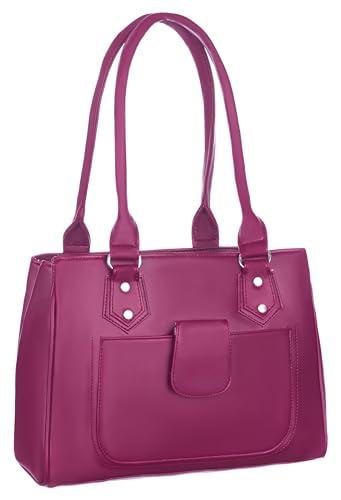 Image of Maroon Women's Faux Leather Women's Handbag for daily use