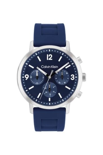 [カルバンクライン]腕時計 メンズ GAUGE ネイビー文字盤 シリコンベルト 25200460 【正規輸入品】