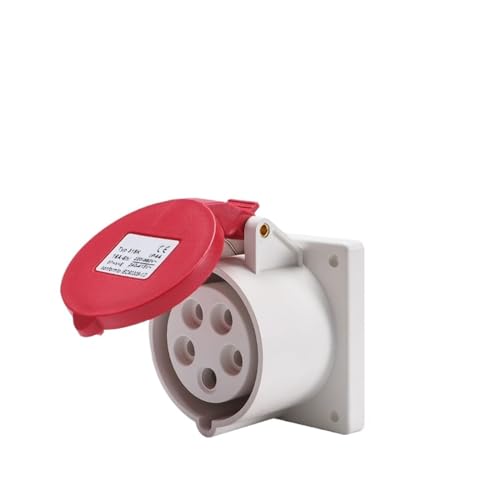 IP44 �h���Y�Ɨp����у\�P�b�g�R�l�N�^ 16A/32A 3 �R�A 4 �R�A 5 �R�A�q��p��h���J�v��(Five core 32A concealed socket)