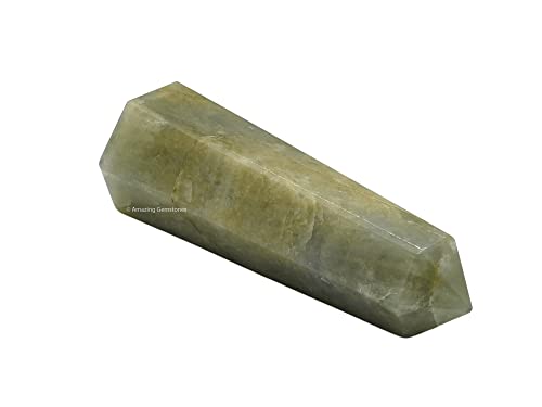 Image of Amazing Gemstone Yellow Aquamarine Crystal Towers - Natural Healing Crystal Point Obelisk for Reiki Healing and Crystal Grid (2 inch to 3 inch Inch)
