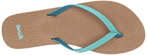 Sanuk Women's Yoga Spree 4, Turquoise, 8 #TOP4