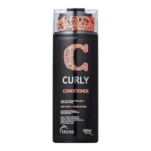 Truss Condicionador Curly | Hidratação e Definição para Cabelos Cacheados e Ondulados | 300ml