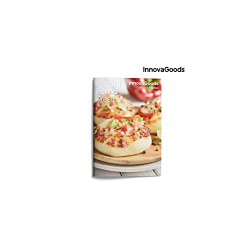 InnovaGoods IG811501 Mini pizzaoven met recept, rood/zwart - Image 7
