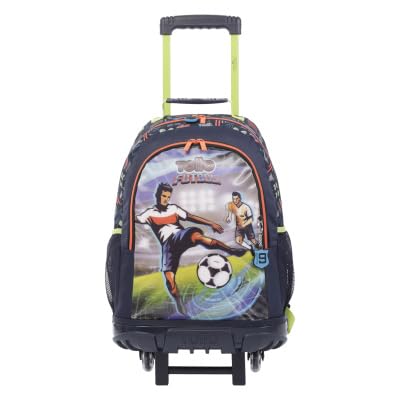 TOTTO Mochila escolar grande con ruedas - Digital Game TAMAÑO GRANDE