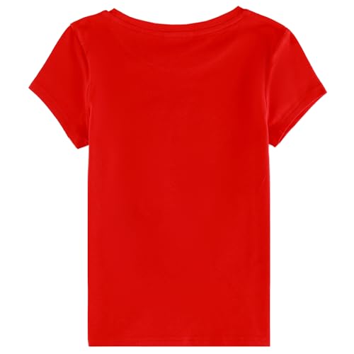 Image of 4th of July Shirts for Girls Patriotic American Flag Kids Clothing