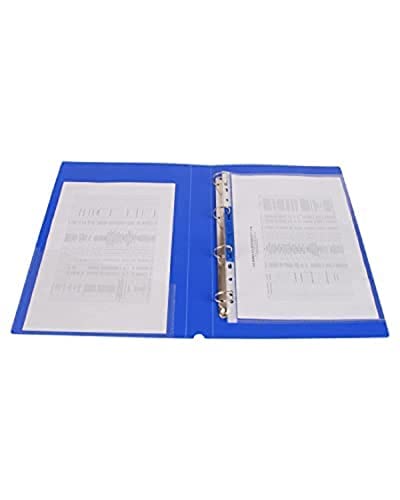 Image of Peeplvalue 4D Ring Binder File, Heavy Duty Deluxe Quality Ring Binder for Big Size Papers Drawing and documents