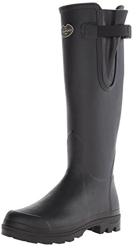 Le Chameau Damen Vierzon Jersey Ld Gummistiefel, Schwarz (Noir)