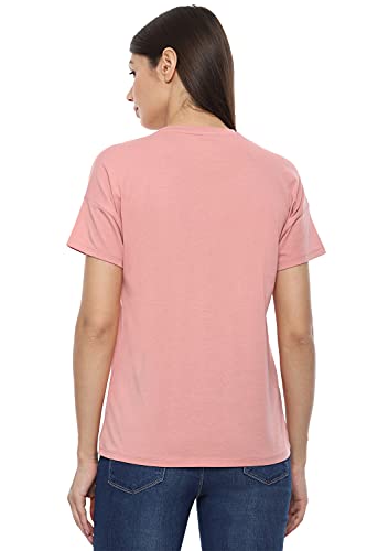 Image of Van Heusen Women's Solid Regular Fit T-Shirt