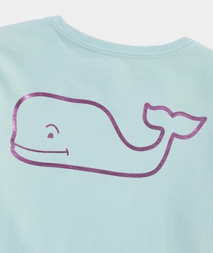 vineyard vines Girls' Foil Vintage Whale Long-Sleeve Pocket Tee3